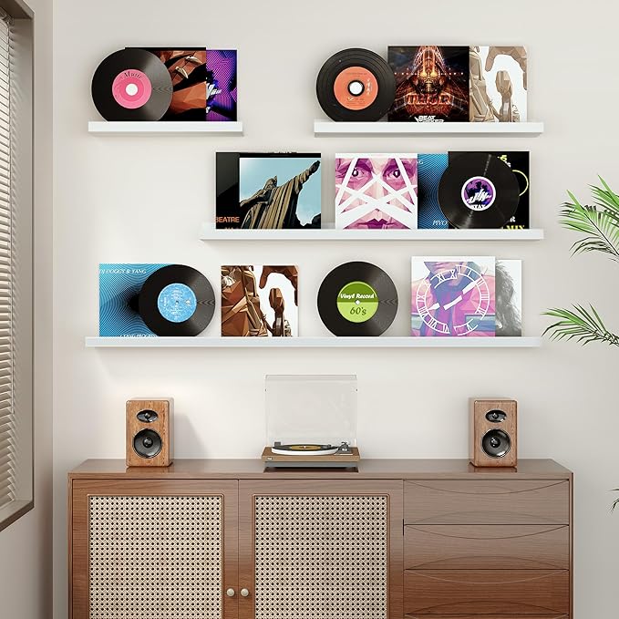 Floating Shelves for Wall, 36 inch Wood Floating Shelves Set of 2, Picture - Image 7