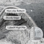 7x10 Ft Extra Large Shag Rugs for Living Room, Tie Dyed Ultra Soft Fluffy Furry - Image 7