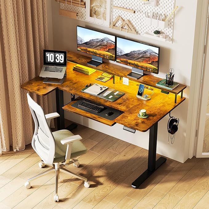 OffiGo U Shaped Electric Standing Desk - Image 2