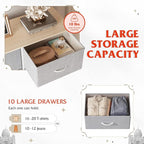 WLIVE Tall Dressers for Bedroom - Image 5