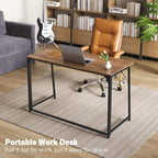WOHOMO Folding Desk, 47.2" Foldable Computer Desk - Image 6