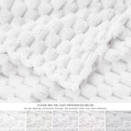 EXQ Home Gentle Soft Fleece Throw Blanket – Cozy Lightweight 3D Imitation - Image 6