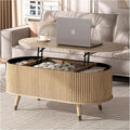 JOINICE 42.5" Oval Lift Top Coffee Table by Joinice