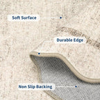 GarveeHome Scalloped Washable Rug 9x12 Area Rug - Image 4