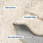 GarveeHome Scalloped Washable Runner Rug 2x10 Non Slip Kitchen Rugs - Image 4