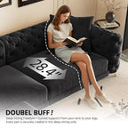 97.7" Convertible Queen Sleeper Sofa - Image 3