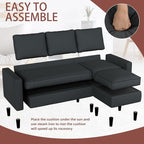Nuturelly Convertible Sectional Sofa Couch - Image 5
