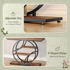 Huuger Modern Console Table, 41.3 Inch Sofa Table - Image 7