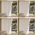 H.VERSAILTEX Linen Blackout Curtains Durable Thick Textured Linen Look 100% by HVERSAILTEX