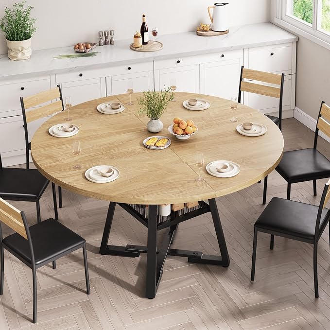 Jocoevol 51'' Round Dining Table - Image 4