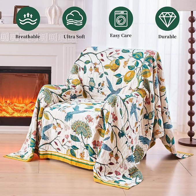 Boho Throw Blanket for Bed - Image 2