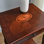 PADMA HOUSE Solid Wood Rectangle Side Table - Image 5