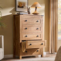 T4TREAM Farmhouse 5 Drawers Dresser Chests by T4TREAMFurniture