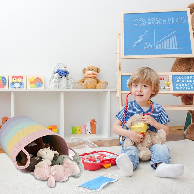 XUANGUO Rope Laundry Basket Hamper - Image 6