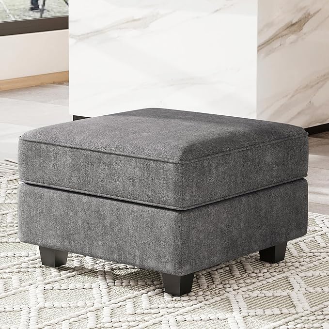 Belffin Fabric Modular Sectional Sofa Storage Ottoman Module Couch Side by Belffin