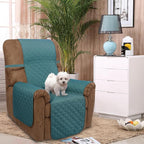 U-NICE HOME Reversible Recliner Chair Covers, Pet Friendly, Elastic Straps - Image 2