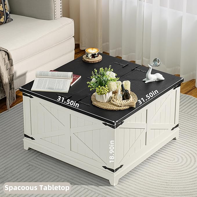 Joaxswe Farmhouse Coffee Table - Image 4
