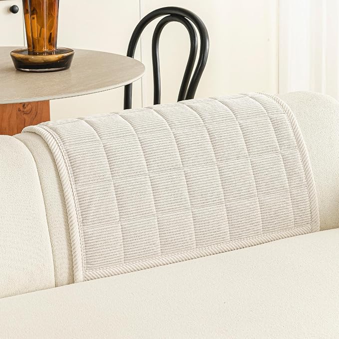 Velvet Couch Covers for Sectional Sofa Washable, Non-Slip L Shaped Sectional - Image 2