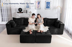 MAXYOYO 129.5" Modular Sectional Sofa Couch, U Shaped Modern Cloud Couch - Image 2