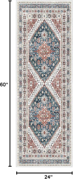 Madane Hallway Runner Rug 2x5 Washable Entry Rugs Non-Slip, Soft Low-Pile - Image 2