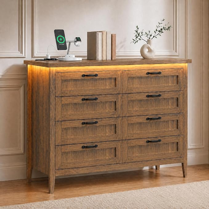 GarveeLife 8 Drawer Chest Dresser by GarveeLife