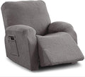 Recliner Chair Covers, 4-Piece Stretch Geometric Strokes Jacquard Reclining by Unknown
