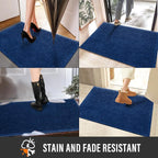 Sturdy Front Door Mat, Absorbent Muddy Dirt Resist Welcome Door Mats Outdoor - Image 5