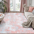 Aelenmu 6x9 Area Rugs for Living Room Bedroom Dining Room Washable Pink | Soft by Aelenmu