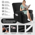 Timeles Recliner Covers Recliner Chair Covers Reclining Couch Covers Sofa - Image 3