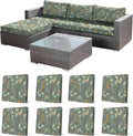 CALBODE 8Pcs Stretch Patio Cushion Cover by CALBODE