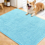 OLANLY Dog Door Mat for Muddy Paws 40x32, Super Absorbent Chenille Mud Mat | by OLANLY