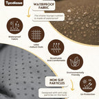 Waterproof Outdoor Chaise Lounge Chair Cushion 74.4 x 22 x 4.7 Inches Memory - Image 4