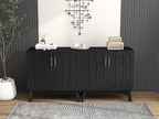 LKTART Black Sideboard Buffet, Small Storage Cabinet - Image 7