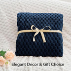 BEDELITE Navy Large Throw Blanket - Image 4