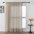 MYSKY HOME Boho Curtains Farmhouse Living Room Curtain Drapes, Light Filtering by MYSKYHOME