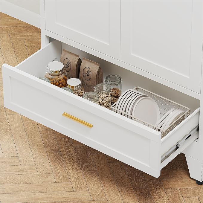 YAUWOH 71''Tall Kitchen Pantry Cabinet - Image 7