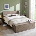 T4TREAM Fluted Queen Size Bed Frame by T4TREAMFurniture