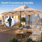 SUPERJARE 15FT Outdoor Patio Umbrella - Image 6