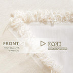 MYSKY HOME Boho Couch Cover Beige Sofa Covers - Image 5