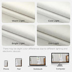 Joydeco Pinch Pleated Linen Curtains - Image 8