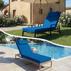 Outdoor Chaise Lounge Cushions, 71x21 Inch Olefin Water & Fade Resistant Pool - Image 7