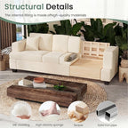 YOUDENOVA Sofa, 63” Comfy Loveseat Sofa Couch - Image 8