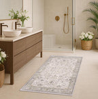 Boho Large 3x4 Bathroom Rug by HazoHaus