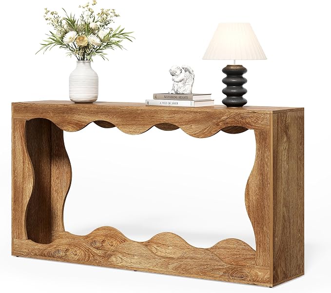 LITTLE TREE 63-Inch Console Table, Chic Design, Sofa Table Behind Couch by LITTLETREE