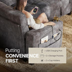 Marsail 110" Sectional Sleeper Sofa - Image 6