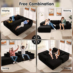 ovios 104" Cloud Boneless Couch - Image 6