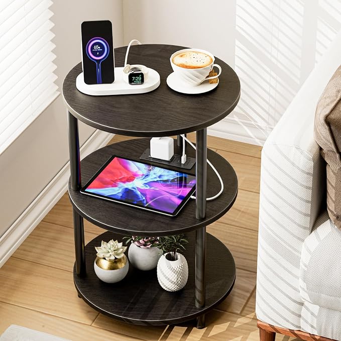 XBurmo Small Round End Table by XBurmo