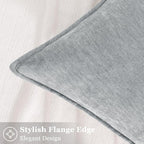 decorUhome Summer Couch Euro Sham Throw Pillow Covers 26x26 Set of 2, - Image 3