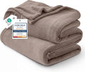 Bedsure GentleSoft Fleece Blankets Twin Size Mocha Brown by Unknown