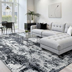 RELEANY Washable 5'x7' Abstract Area Rug - Image 7